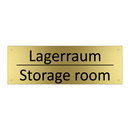 Lagerraum - Storage room