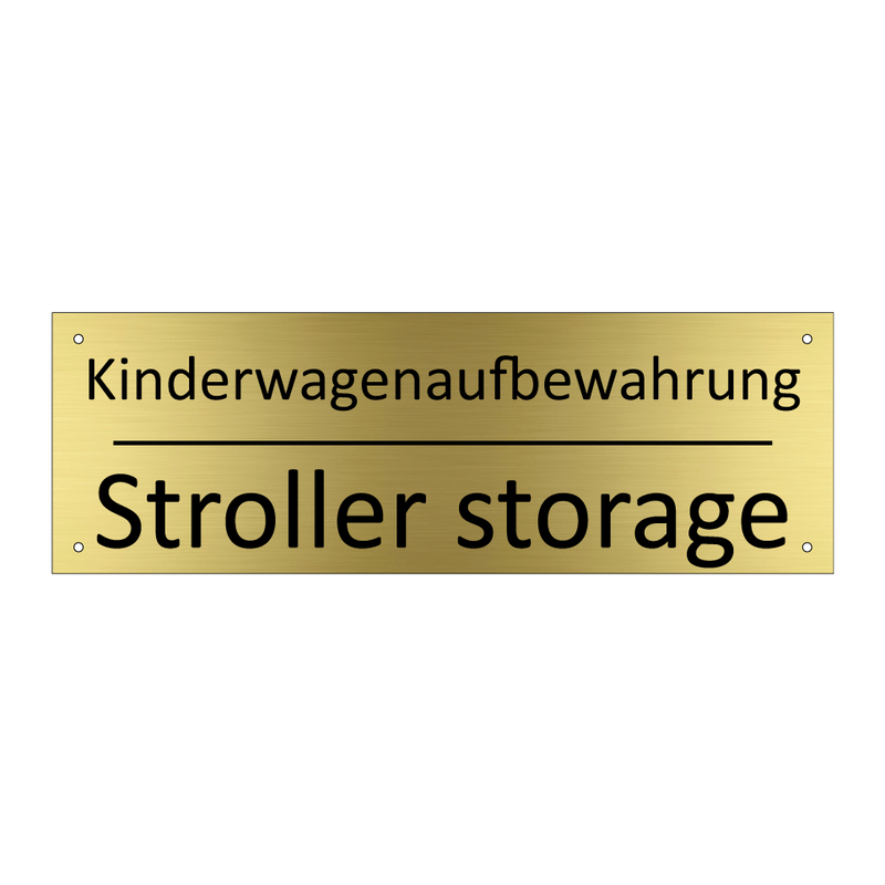 Kinderwagenaufbewahrung - Stroller storage
