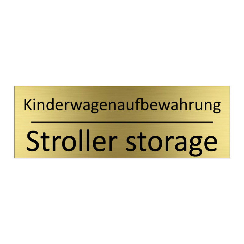 Kinderwagenaufbewahrung - Stroller storage