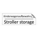 Kinderwagenaufbewahrung - Stroller storage