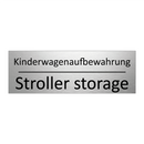 Kinderwagenaufbewahrung - Stroller storage