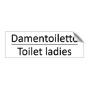 Damentoilette - Toilet ladies
