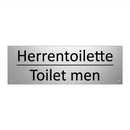 Herrentoilette - Toilet men
