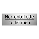Herrentoilette - Toilet men