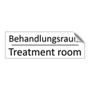 Behandlungsraum - Treatment room