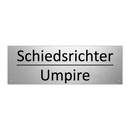 Schiedsrichter - Umpire