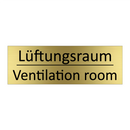 Lüftungsraum - Ventilation room
