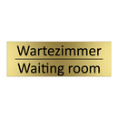 Wartezimmer - Waiting room