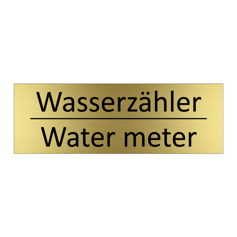 Wasserzähler - Water meter