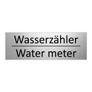 Wasserzähler - Water meter