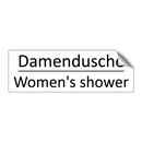 Damendusche - Women's shower