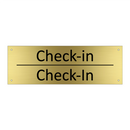 Check-in - Check-In