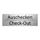 Auschecken - Check-Out