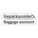 Gepäckassistent - Baggage assistant