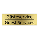 Gästeservice - Guest Services