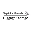 Gepäckaufbewahrung - Luggage Storage
