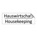 Hauswirtschaft - Housekeeping