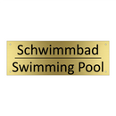 Schwimmbad - Swimming Pool
