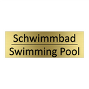 Schwimmbad - Swimming Pool