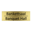 Bankettsaal - Banquet Hall