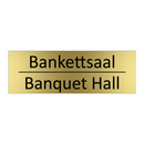 Bankettsaal - Banquet Hall