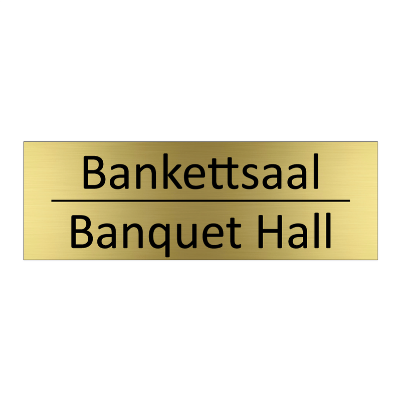 Bankettsaal - Banquet Hall