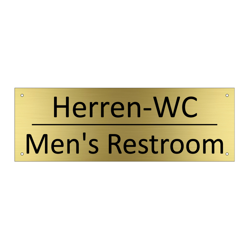 Herren-WC - Men's Restroom