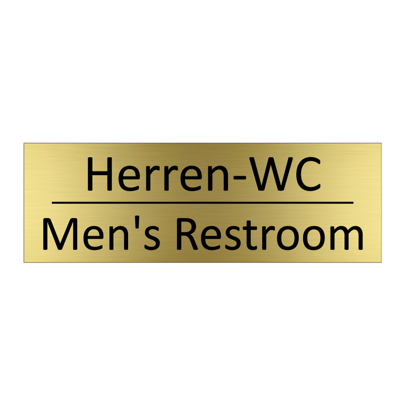 Herren-WC - Men's Restroom