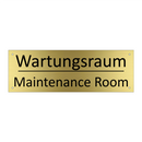 Wartungsraum - Maintenance Room