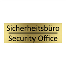 Sicherheitsbüro - Security Office