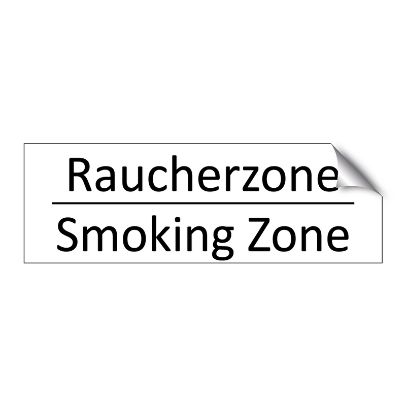 Raucherzone - Smoking Zone