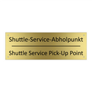 Shuttle-Service-Abholpunkt - Shuttle Service Pick-Up Point