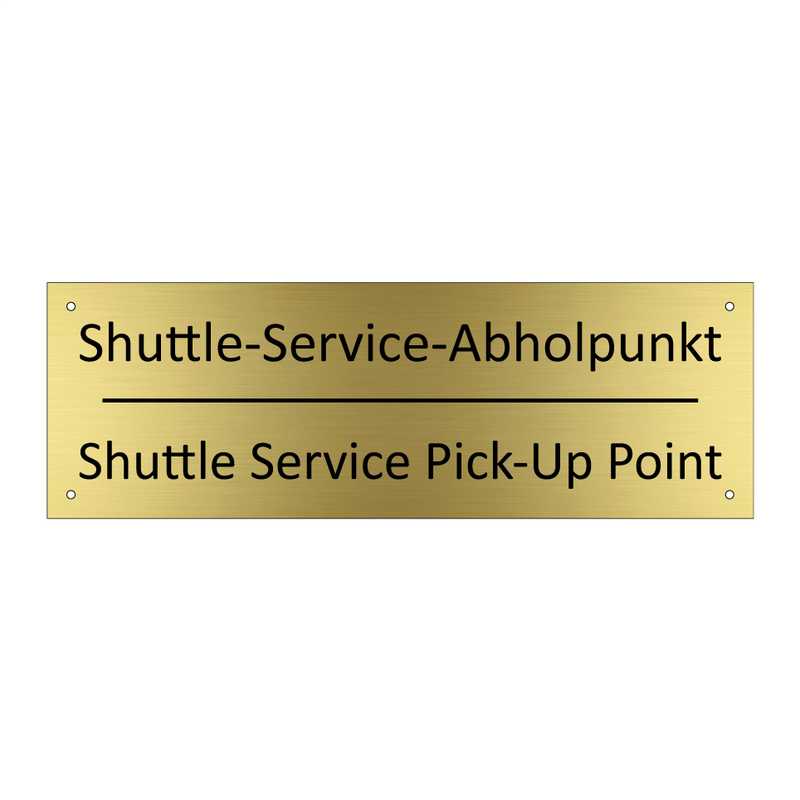 Shuttle-Service-Abholpunkt - Shuttle Service Pick-Up Point