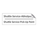Shuttle-Service-Abholpunkt - Shuttle Service Pick-Up Point