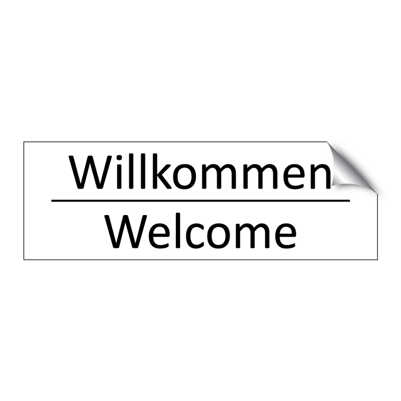 Willkommen - Welcome