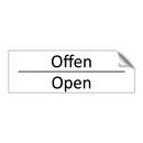 Offen - Open