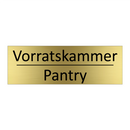 Vorratskammer - Pantry