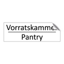 Vorratskammer - Pantry