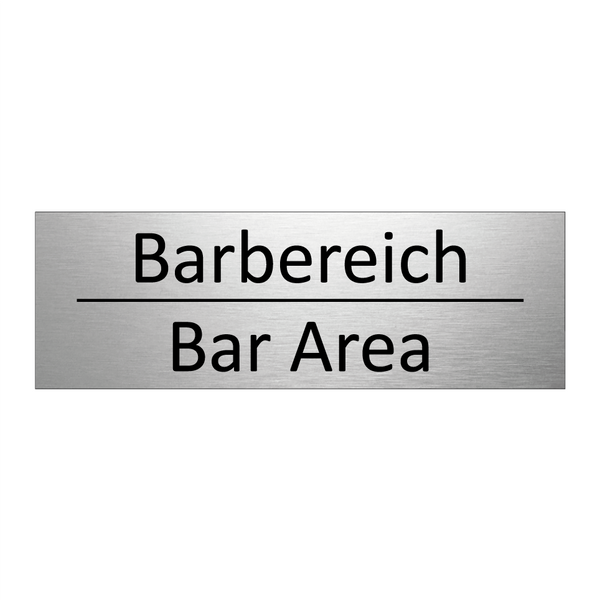 Barbereich - Bar Area