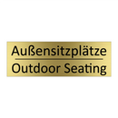 Außensitzplätze - Outdoor Seating