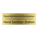 Desinfektionsmittelstation - Hand Sanitizer Station