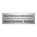 Desinfektionsmittelstation - Hand Sanitizer Station