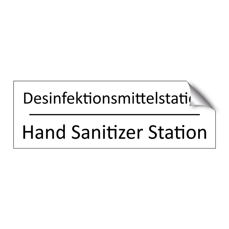 Desinfektionsmittelstation - Hand Sanitizer Station