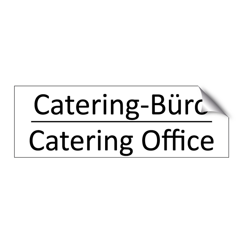 Catering-Büro - Catering Office