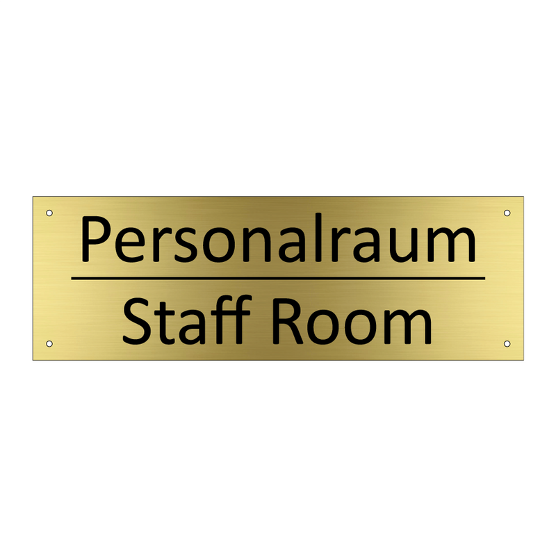 Personalraum - Staff Room