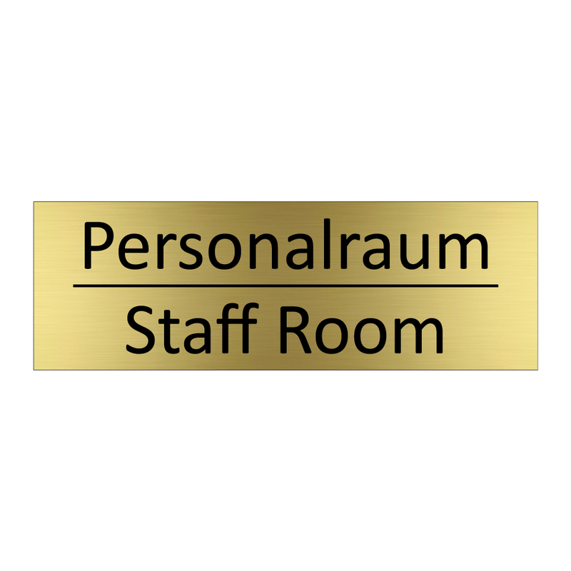 Personalraum - Staff Room