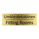 Umkleidekabinen - Fitting Rooms