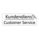 Kundendienst - Customer Service