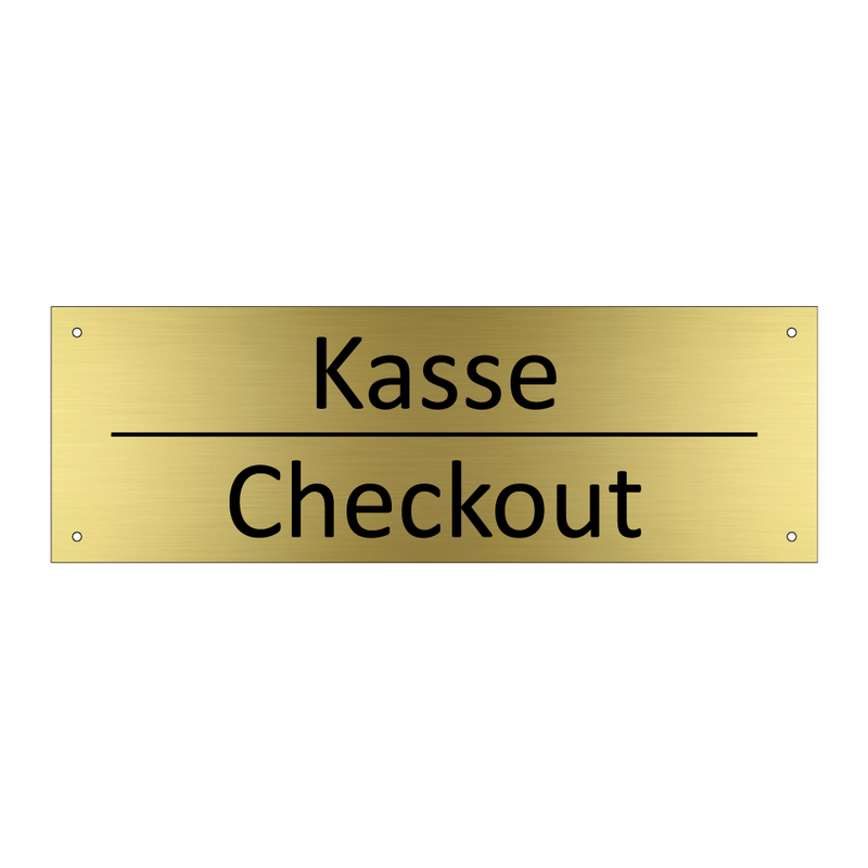 Kasse - Checkout