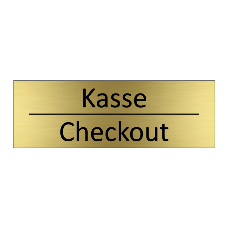 Kasse - Checkout